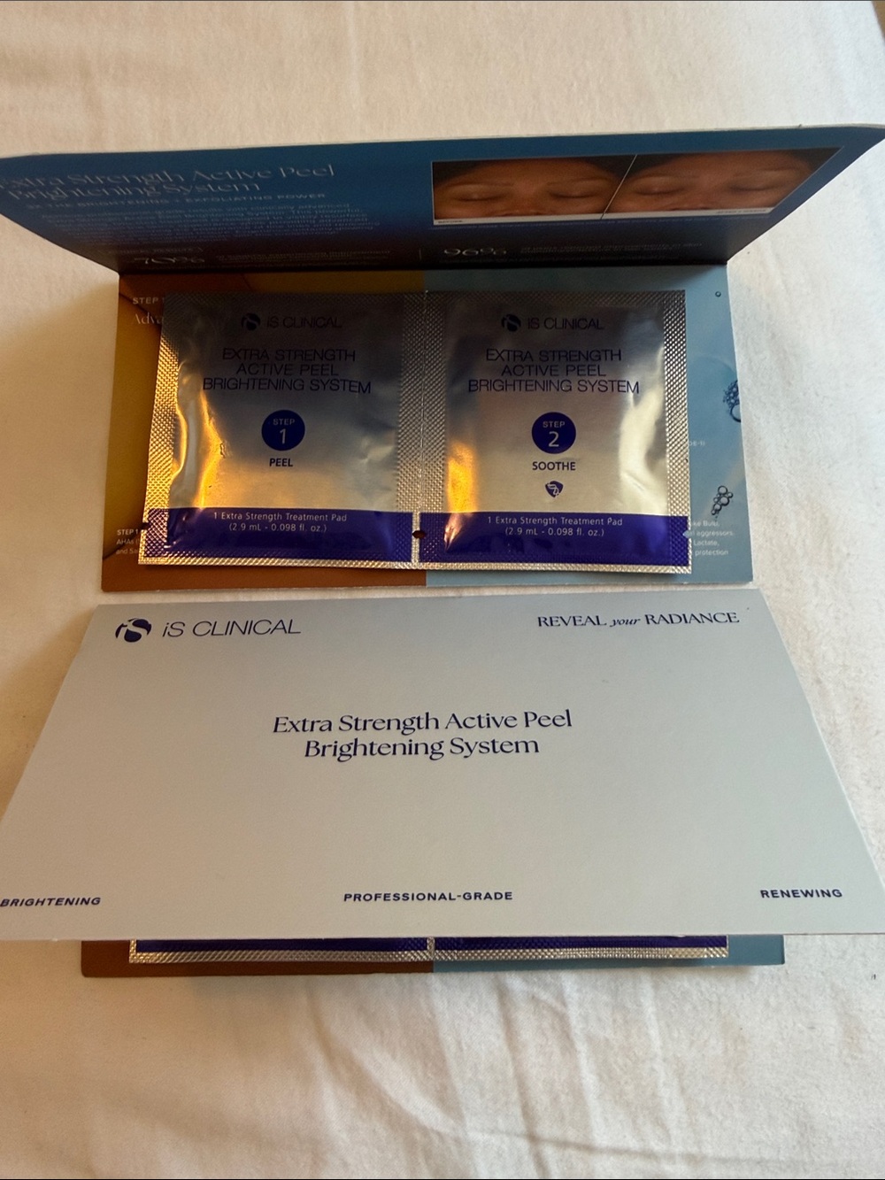 iS CLINICAL Extra Strength Active Peel Brightening System, Pack of 2
